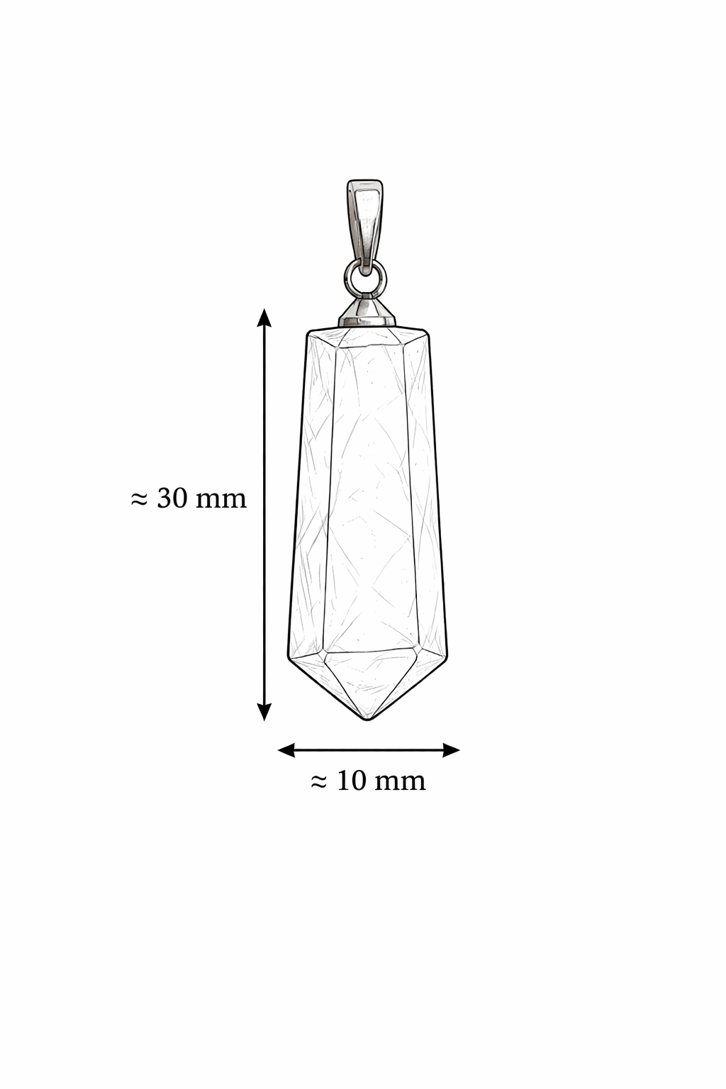 Granaat Hanger Puntvormig - ca. 30 x 10 mm granaat hanger - granaat punt hanger - rode edelsteen hanger - oranje edelsteen hanger – punt plat hanger - natuursteen hanger