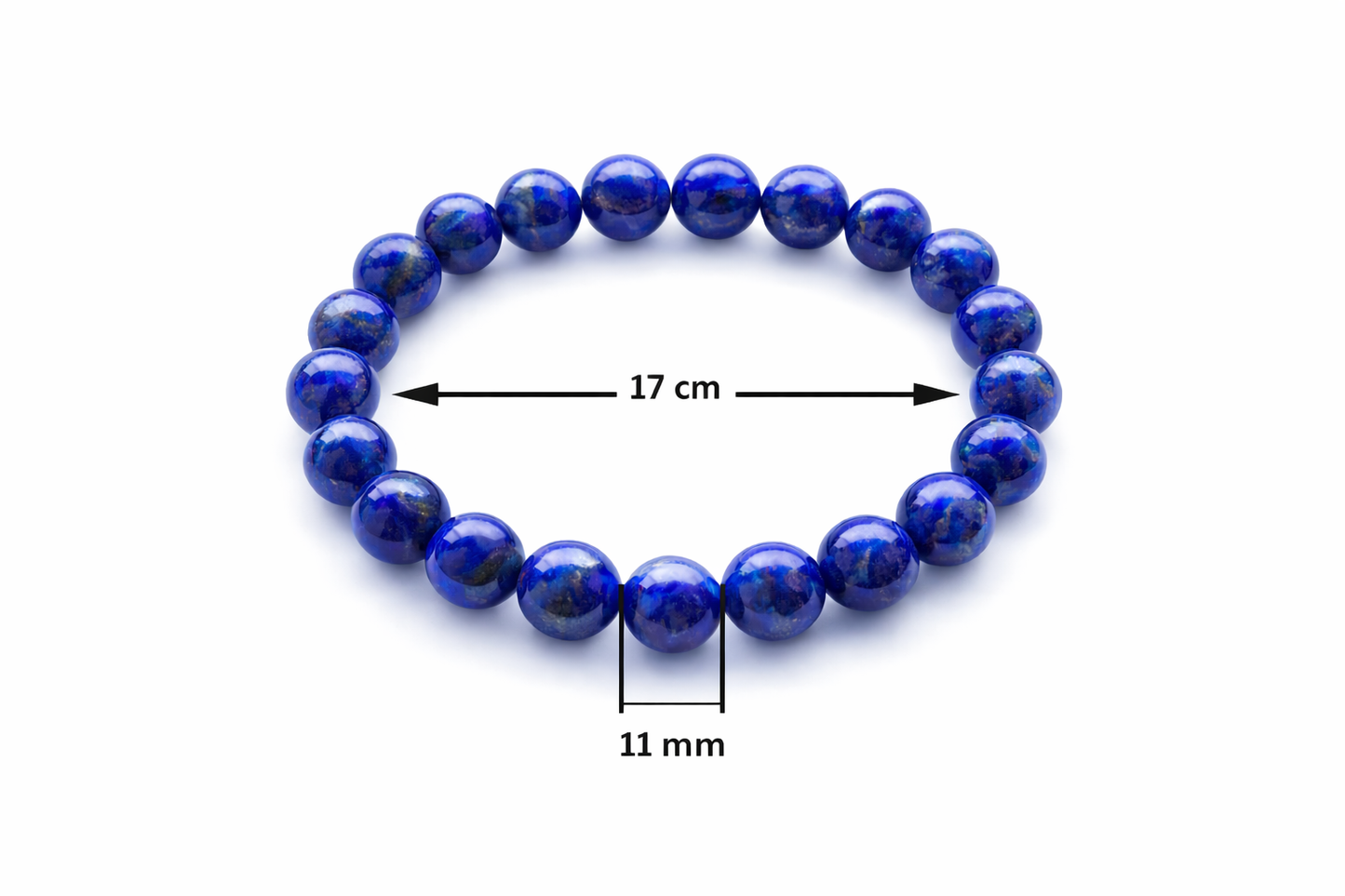 Echte Lapis Lazuli Armband – Natuurlijke Edelsteen van Hoge Kwaliteit