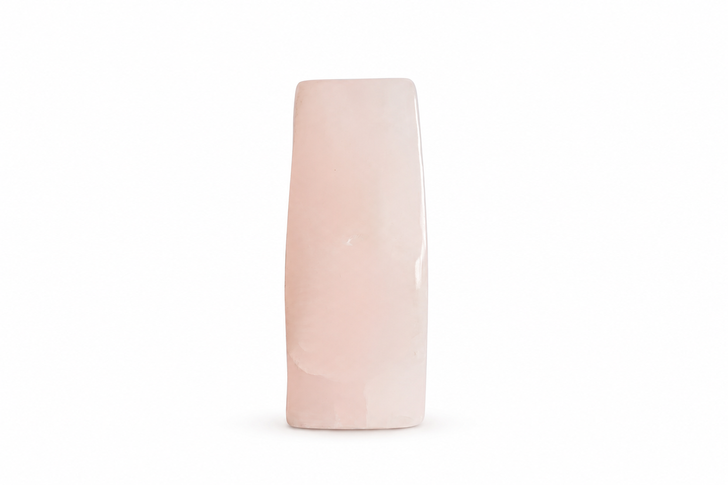 Mango Calciet - Mango Calciet Steen 860 gram – Gepolijste Calciet Decoratiesteen – Roze Oranje Edelsteen 67 x 47 x 125 mm