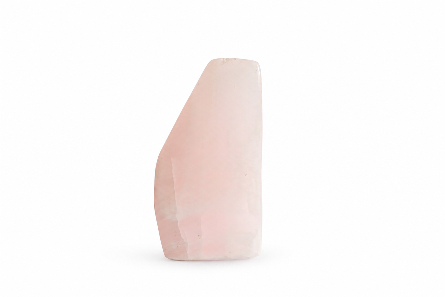 Mango Calciet - Mango Calciet Steen 860 gram – Gepolijste Calciet Decoratiesteen – Roze Oranje Edelsteen 67 x 47 x 125 mm