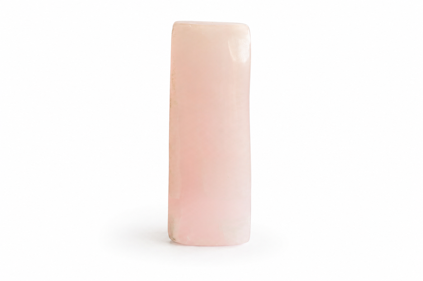 Mango Calciet - Mango Calciet Steen 860 gram – Gepolijste Calciet Decoratiesteen – Roze Oranje Edelsteen 67 x 47 x 125 mm