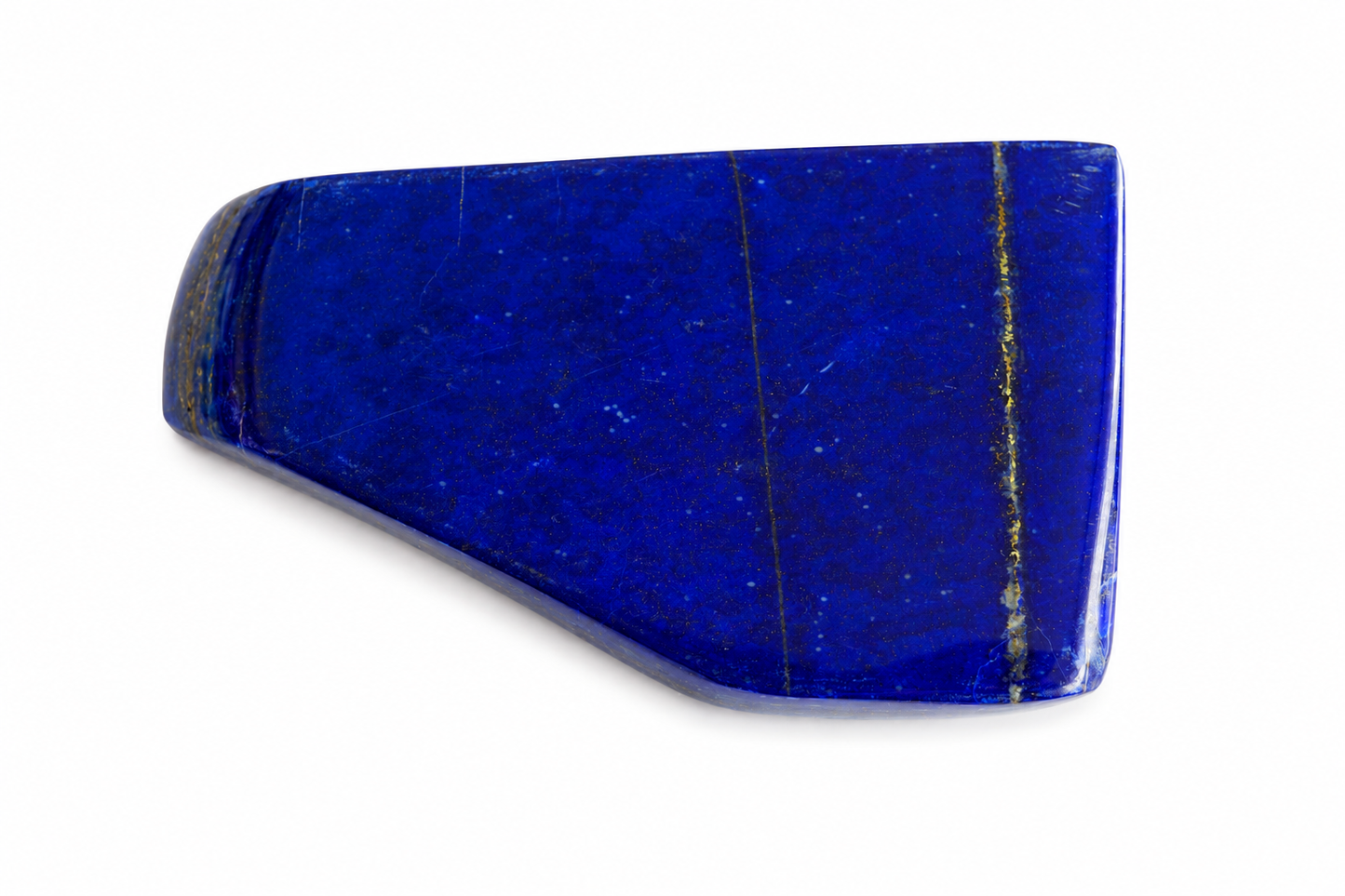 A Kwaliteit Gepolijste Lapis Lazuli Steen 188 gram – Diepblauwe Edelsteen Decoratiesteen – 58 x 15 x 100 mm - A Kwaliteit Gepolijste Lapis Lazuli